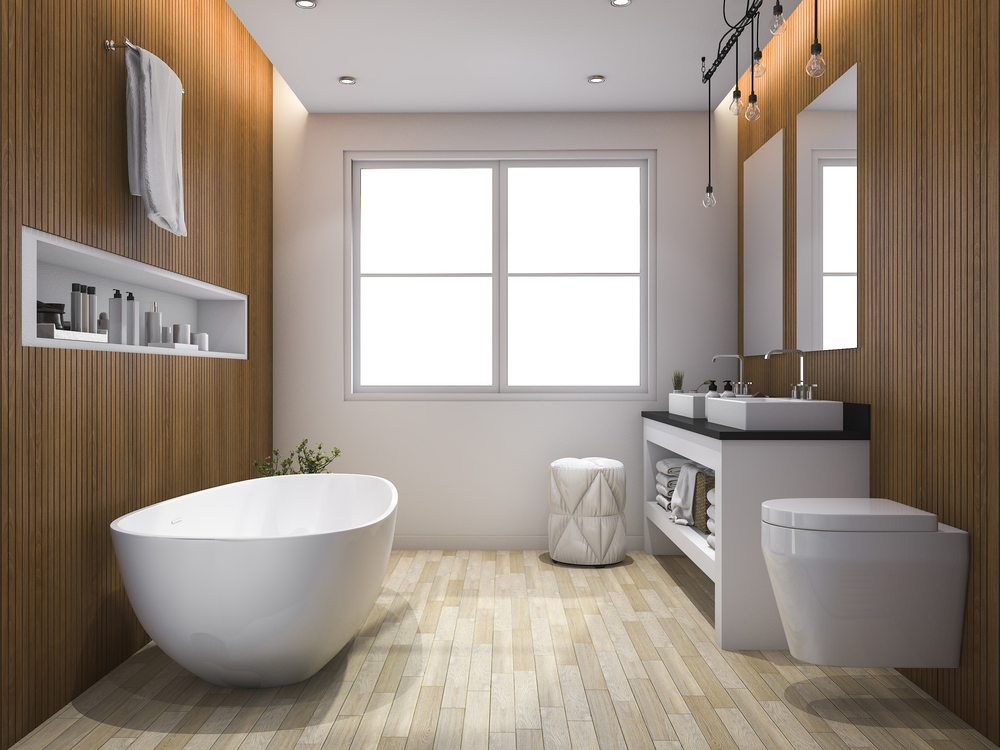 6 Feng Shui Solutions to Challenging Bathroom Locations